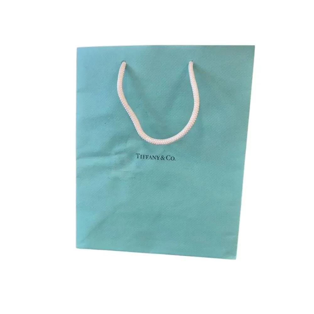 Tiffany bag, Tiffany ribbon, authentic Tiffany, gift packaging, luxury paper bag